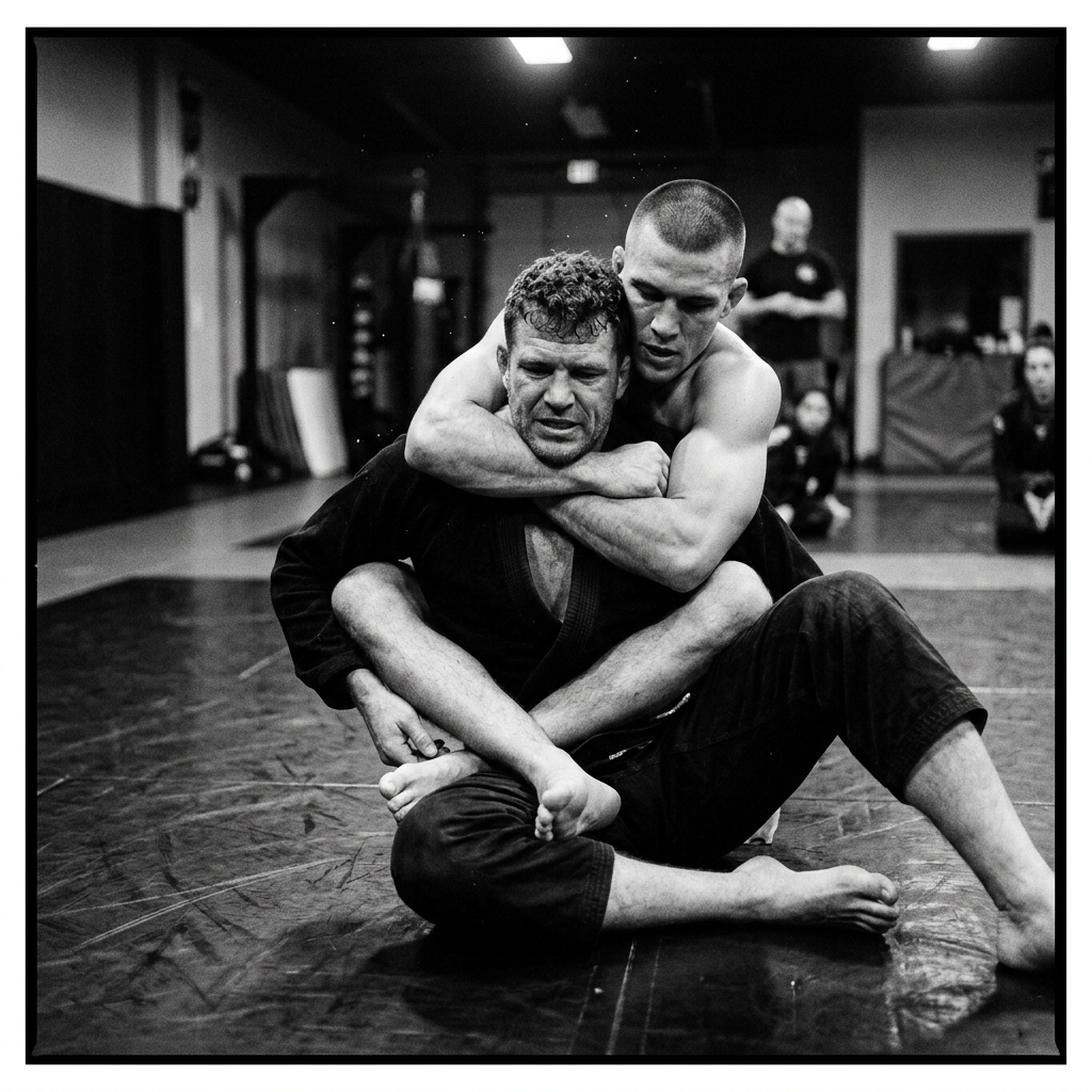 BJJ submission grappling