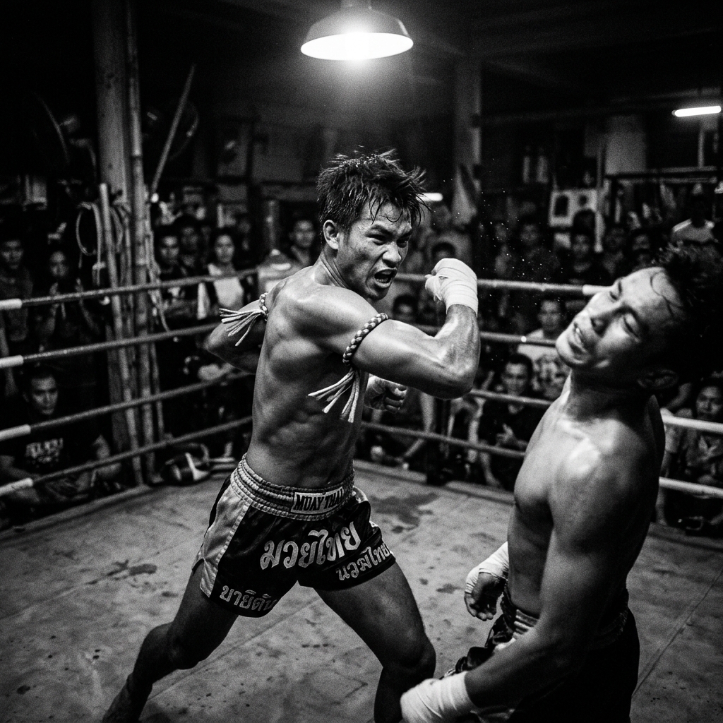Muay Thai elbow strike